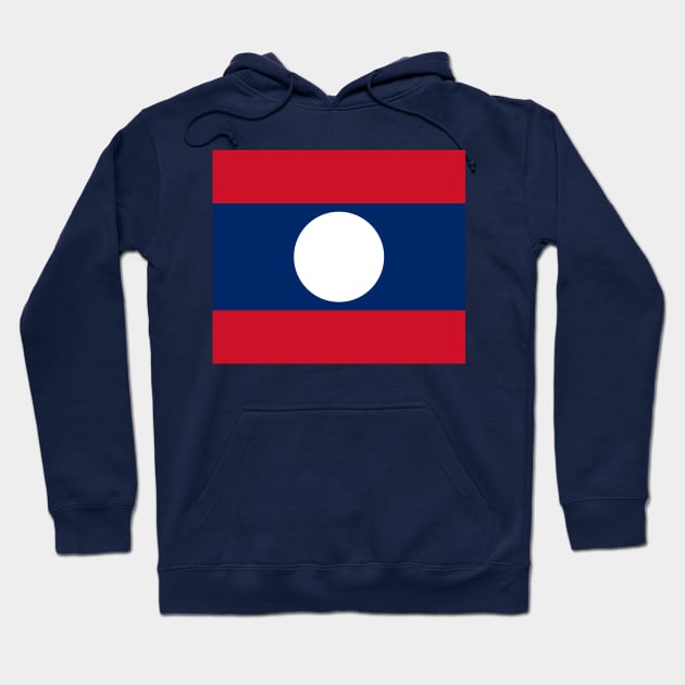 Laos flag Hoodie by flag for all